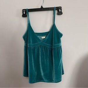 Green Velvet Hollister Tank Top